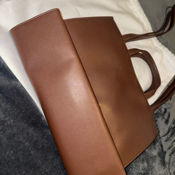 Telfar Large Shopping Bag- Chocolate